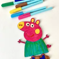 Набори для творчості Woody Дитяча розфарбовка “Свинка Пеппа” Woody (w00d-3009 - 975)