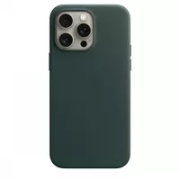 Leather Case With Magsafe iPhone 15 Pro — Evergreen