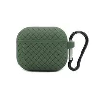 Airpods Case 1/2 Fabric Pattern — Green
