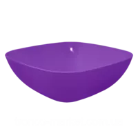 Тарелка глубокая 150*150*55мм. Фиолетовый