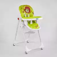 Детский стульчик для кормления JOY К-41208 (1) "Львенок" цвет салатовый, в коробке