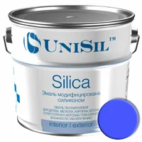 Фарба Silica модифікована силіконом, 0.9 кг, Блакитна