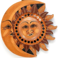 Дзеркало мозаїчне "Місяць-Сонце" (d-20 см)