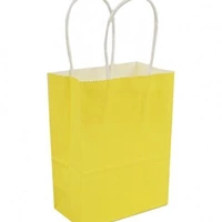 Пакет упаковочный бумажный Желтый