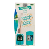 Набір подарунковий Sweet Home ароматизатор для дому OCEAN PARADISE 100 мл + свічка 135 г