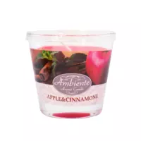 Свічка ароматизована Candlesense Decor у склянці Apple&Cinnamon 80*90 (30 год)