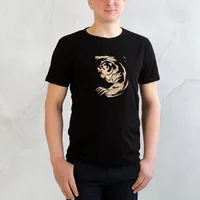 Casual футболка чоловіча з доповненням принтом Ведмідь