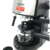 Электрическая капельная кофеварка с капучинатором рожковая экспрессо Espresso Rainberg