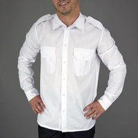 Рубашка моряка форменная, с длинным рукавом Lux-Form белая