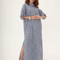 Класична пряма сукня з бавовняної тканини 270342, 52/54 (270342s5254)