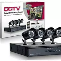Система видеонаблюдения CCTV на 4 камеры
