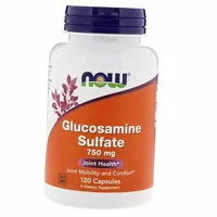 Глюкозамин в капсулах, Glucosamine Sulfate 750, Now Foods  120капс (03128012)