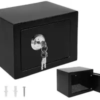 Меблевий сейф з ключами для грошей/ пістолета Malatec S8800 чорний