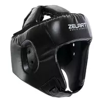 Шлем боксерский открытый с усиленной защитой макушки BO-8268   M Черный (37429466)