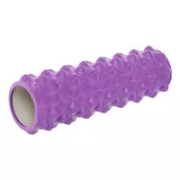Роллер для йоги и пилатеса (мфр ролл) Grid Bubble Roller FI-9395    45см Фиолетовый (33508399)