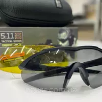 Тактичні окуляри захисні балістичні 5.11 Aileron Shield