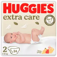 Подгузники Huggies Extra Care 2 (3-6 кг) 24 шт (5029053550275)