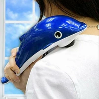 Вібромасажер для спини, шиї і тіла «Dolphin» на 3 насадки в асортименті