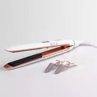 Утюжок для волосся Sokany CL-8288 з дисплеєм і керамічними пластинами, білий