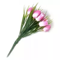 Тюльпаны розовые букет (25 см)