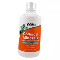 Жидкие Коллоидные минералы, Colloidal Minerals Liquid, Now Foods  946мл Без вкуса (36128327)
