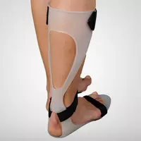Поддерживающий ортез на голеностоп при падающей стопе, жесткий на ЛЕВУЮ ногу Orthopoint SL-903, Размер S