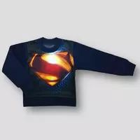 Толстовка на флисе для мальчика с сублимацией Супермен